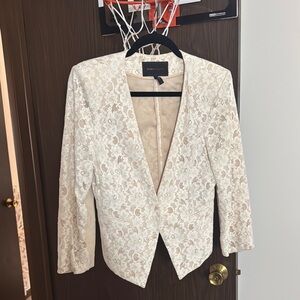 White Lace Women's Blazer